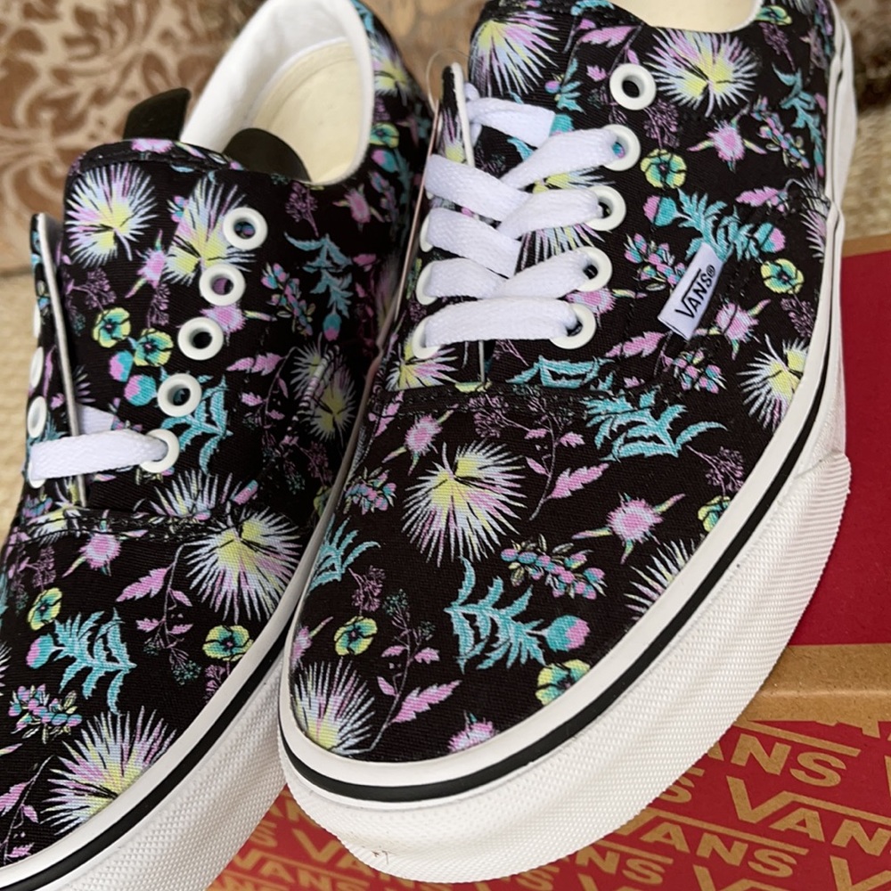 Vans Era Paradise Floral Black/True White WMNS - Picture 14 of 16